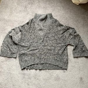 3.1 Phillip Lim Gray Mohair Cowlneck Sweater Size M